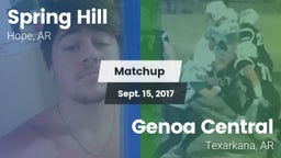 Matchup: Spring Hill vs. Genoa Central  2017