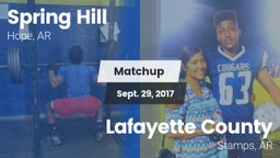 Matchup: Spring Hill vs. Lafayette County  2017