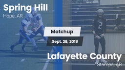 Matchup: Spring Hill vs. Lafayette County  2018
