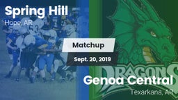 Matchup: Spring Hill vs. Genoa Central  2019