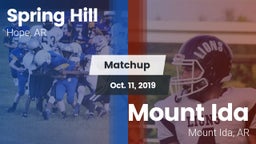Matchup: Spring Hill vs. Mount Ida  2019