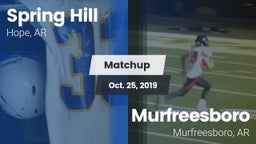 Matchup: Spring Hill vs. Murfreesboro  2019