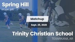 Matchup: Spring Hill vs. Trinity Christian School  2020