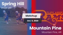 Matchup: Spring Hill vs. Mountain Pine  2020