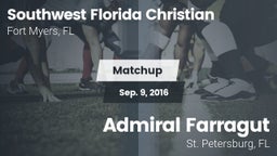 Matchup: Southwest Florida Ch vs. Admiral Farragut  2016
