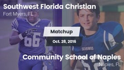 Matchup: Southwest Florida Ch vs. Community School of Naples 2016