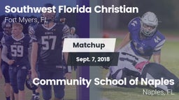 Matchup: Southwest Florida Ch vs. Community School of Naples 2018