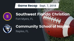 Recap: Southwest Florida Christian  vs. Community School of Naples 2018