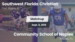 Matchup: Southwest Florida Ch vs. Community School of Naples 2019