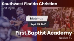 Matchup: Southwest Florida Ch vs. First Baptist Academy  2020