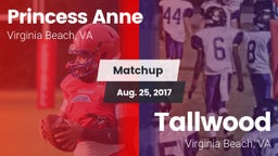 Matchup: Princess Anne vs. Tallwood  2017