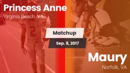 Matchup: Princess Anne vs. Maury  2017