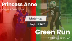 Matchup: Princess Anne vs. Green Run  2017