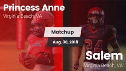 Matchup: Princess Anne vs. Salem  2018