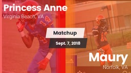 Matchup: Princess Anne vs. Maury  2018