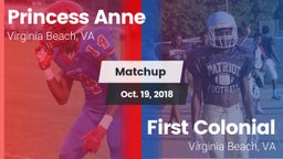 Matchup: Princess Anne vs. First Colonial  2018