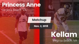 Matchup: Princess Anne vs. Kellam  2018