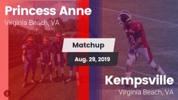 Matchup: Princess Anne vs. Kempsville  2019