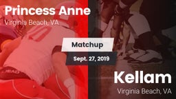 Matchup: Princess Anne vs. Kellam  2019