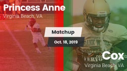 Matchup: Princess Anne vs. Cox  2019