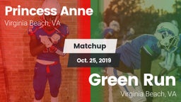 Matchup: Princess Anne vs. Green Run  2019