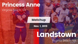 Matchup: Princess Anne vs. Landstown  2019