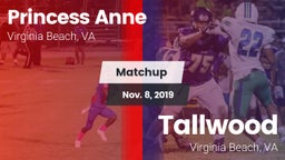Matchup: Princess Anne vs. Tallwood  2019