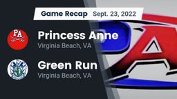 Recap: Princess Anne  vs. Green Run  2022