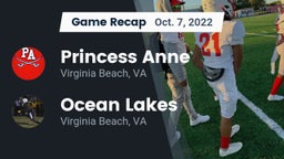 Recap: Princess Anne  vs. Ocean Lakes  2022