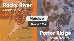 Matchup: Rocky River High vs. Porter Ridge  2016