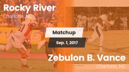 Matchup: Rocky River High vs. Zebulon B. Vance  2017