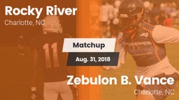 Matchup: Rocky River High vs. Zebulon B. Vance  2018