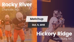Matchup: Rocky River High vs. Hickory Ridge  2018