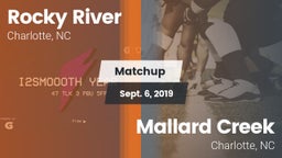 Matchup: Rocky River High vs. Mallard Creek  2019