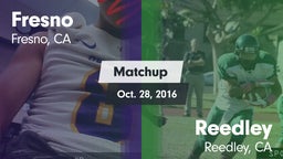 Matchup: Fresno vs. Reedley  2016