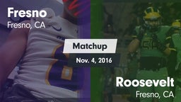 Matchup: Fresno vs. Roosevelt  2016