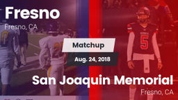 Matchup: Fresno vs. San Joaquin Memorial  2018