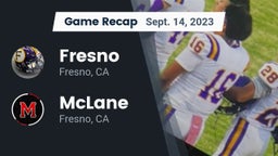 Recap: Fresno  vs. McLane  2023