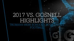 Trumann football highlights 2017 vs. Gosnell Highlights