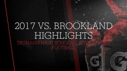 Trumann football highlights 2017 vs. Brookland Highlights
