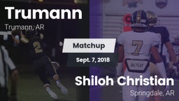Matchup: Trumann vs. Shiloh Christian  2018