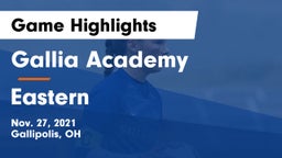Gallia Academy vs Eastern  Game Highlights - Nov. 27, 2021
