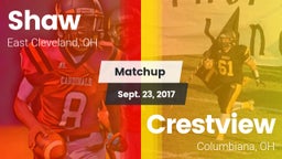 Matchup: Shaw vs. Crestview  2017