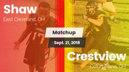 Matchup: Shaw vs. Crestview  2018