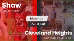 Matchup: Shaw vs. Cleveland Heights  2018