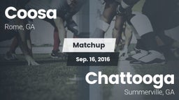 Matchup: Coosa vs. Chattooga  2016