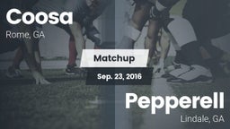 Matchup: Coosa vs. Pepperell  2016