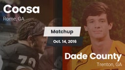 Matchup: Coosa vs. Dade County  2016