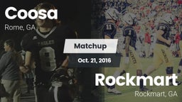 Matchup: Coosa vs. Rockmart  2016