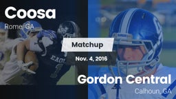 Matchup: Coosa vs. Gordon Central   2016